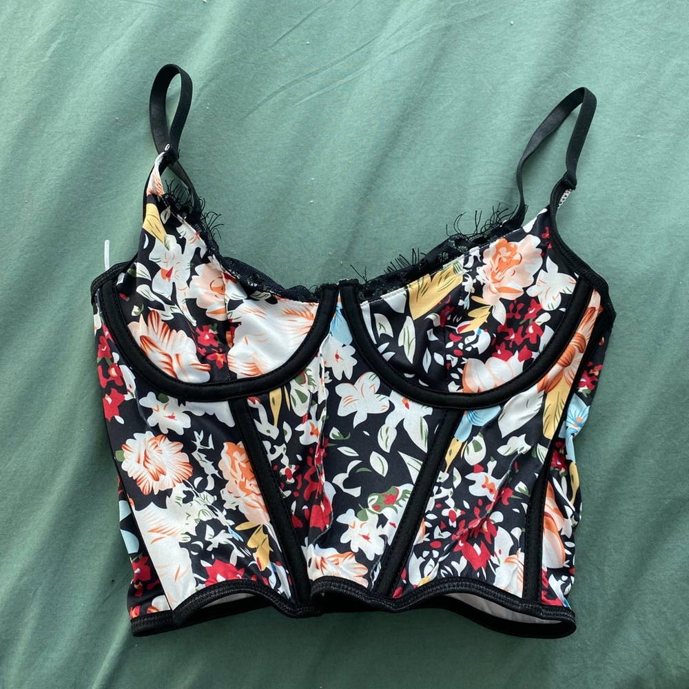 Floral tank top
